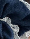 Denim Chambray avec dentelle