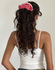 Image de Chouchou en vichy rouge avec dentelle