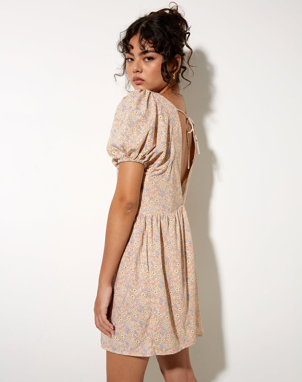 Robe Senza à fleurs Prairie Girl des années 70