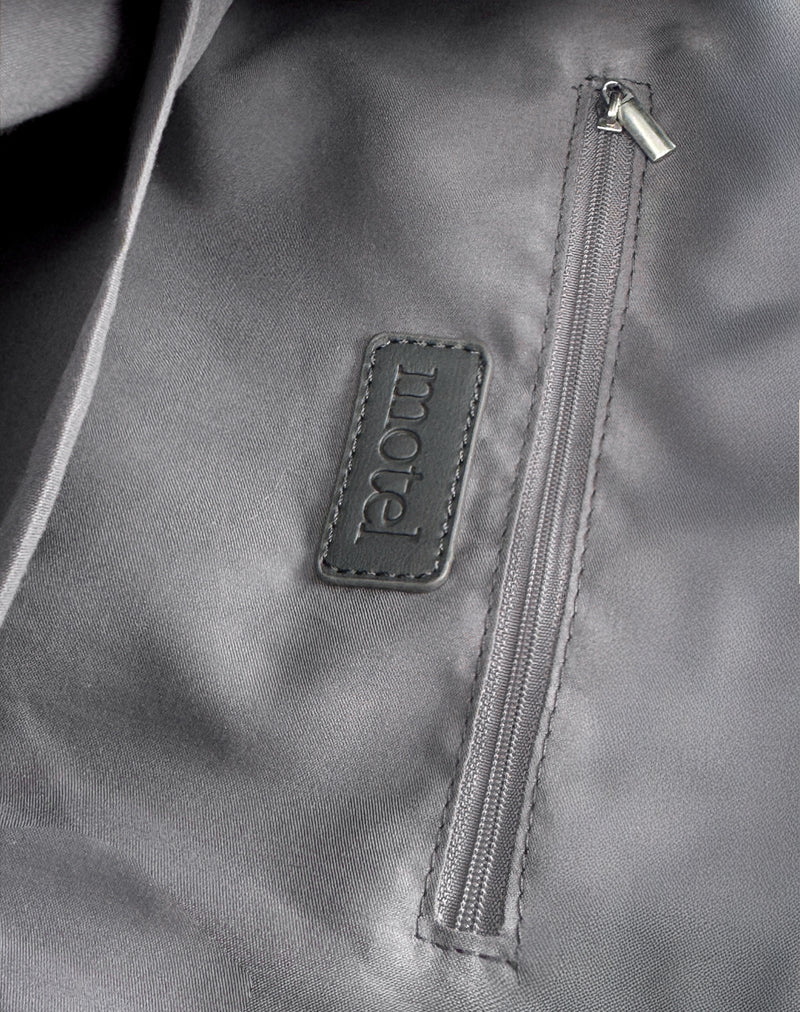 Image du sac hobo à paillettes en argent