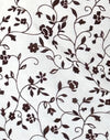 Fleur de tige Flock marron