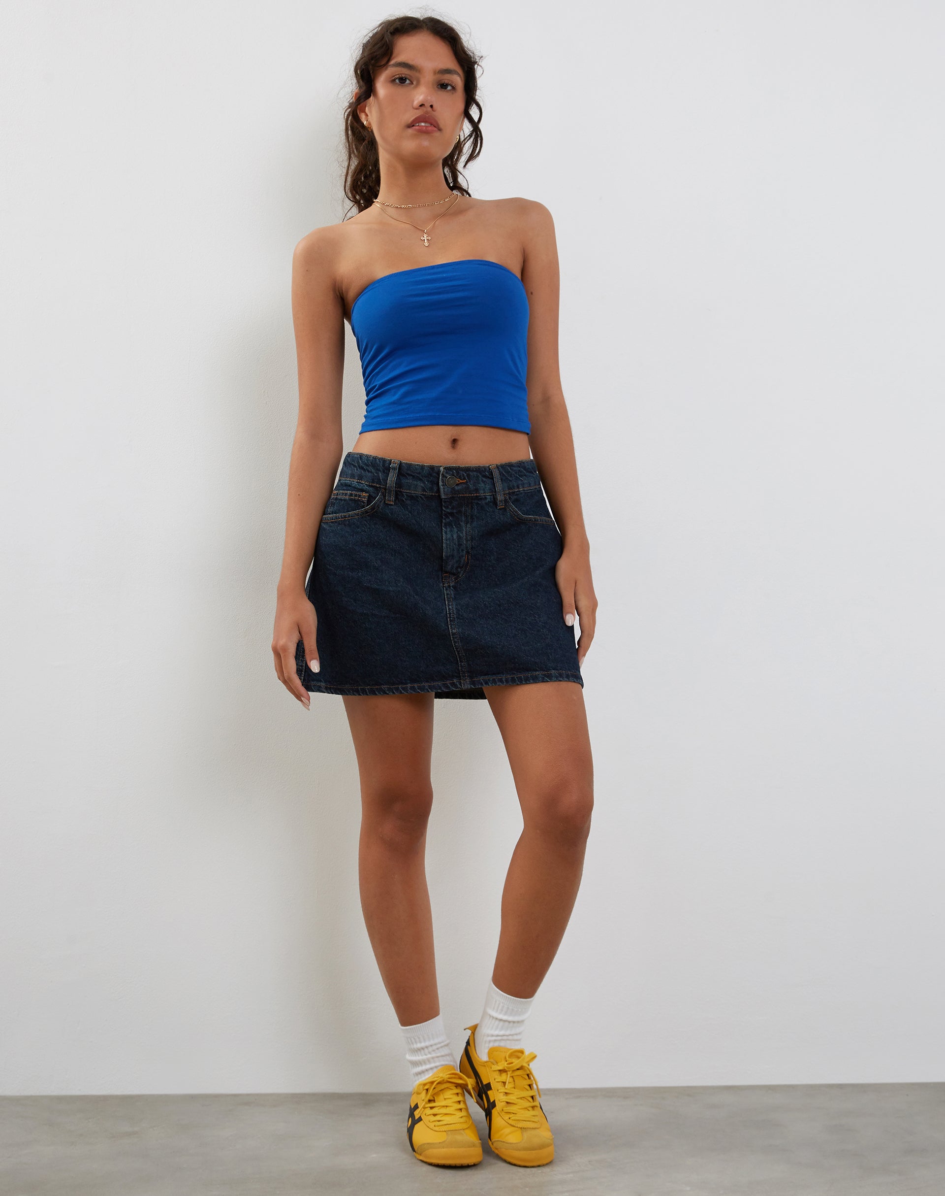 Image de Top bandeau Shae en cobalt