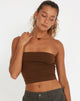 Image de Top bandeau Shae en cacao