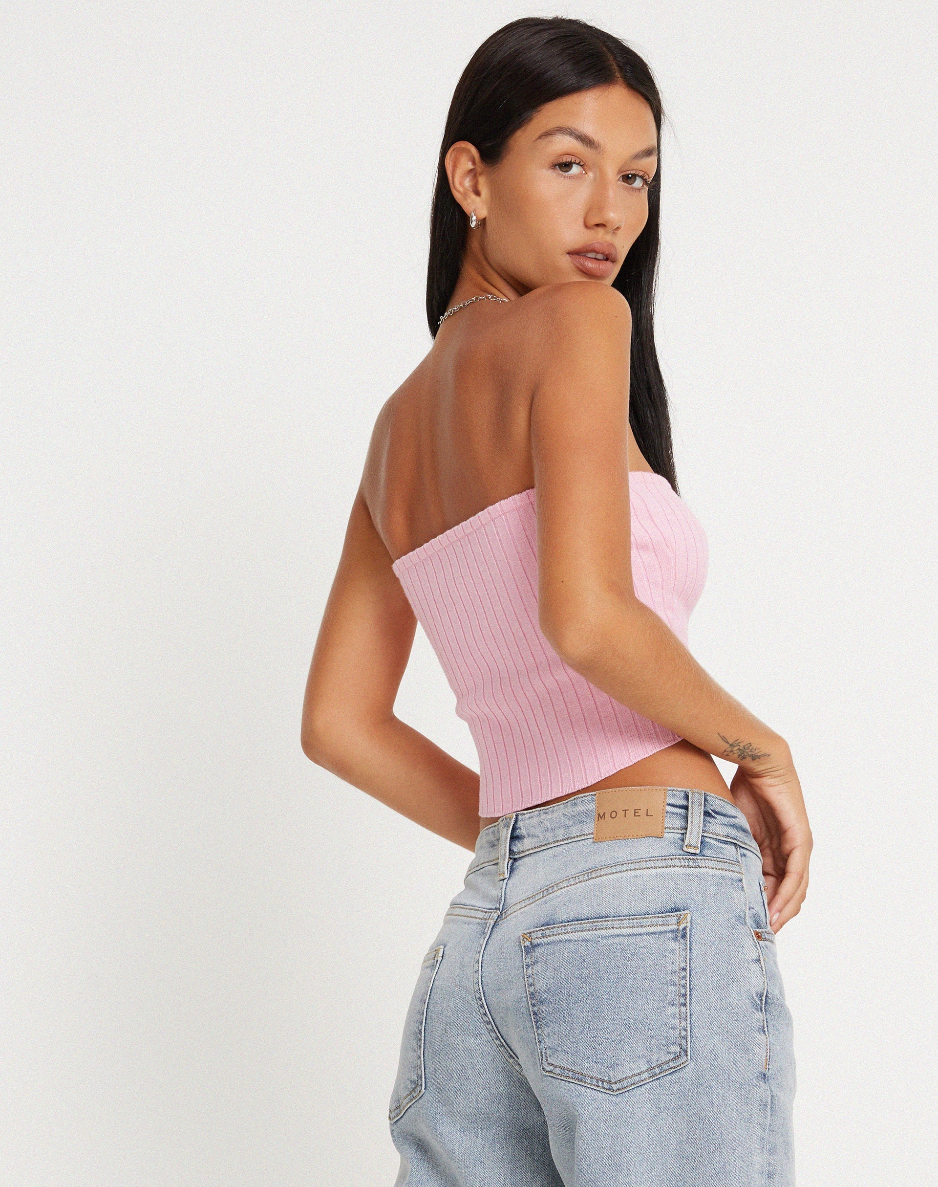 Image de Top bandeau Shae en rose