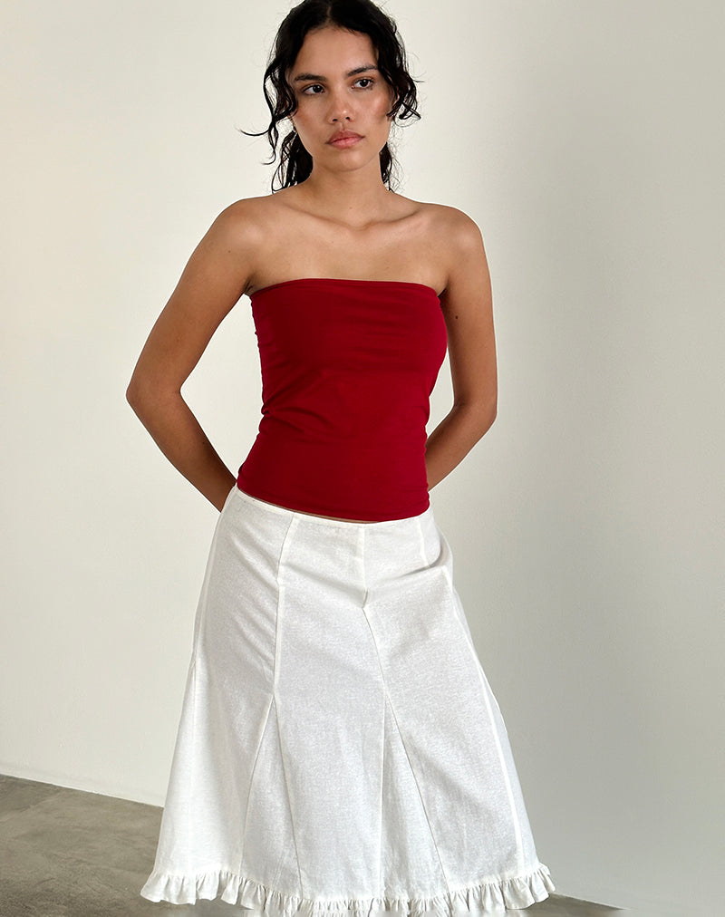 Image de Shaelo Bandeau Top in Adrenaline Red