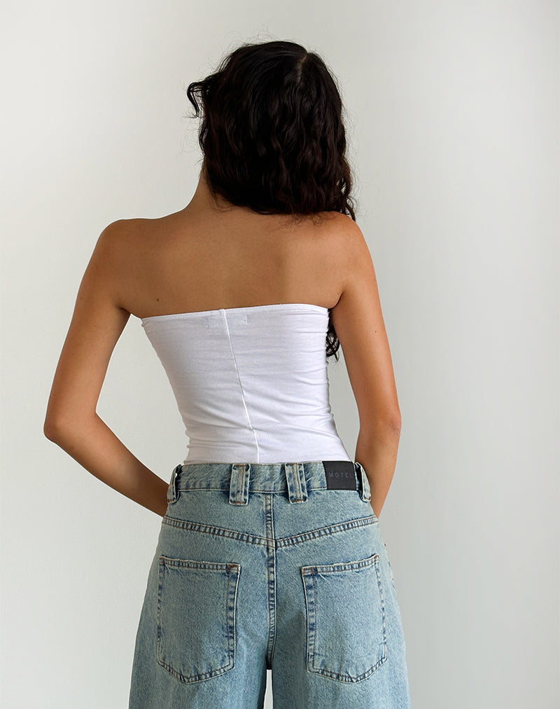 Image de Shaelo Bandeau Top in White