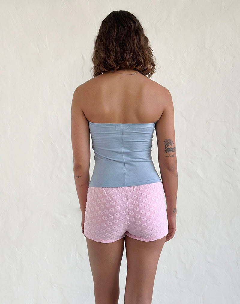 Image de Eunia Shorts in Mini Floral Terry Pink