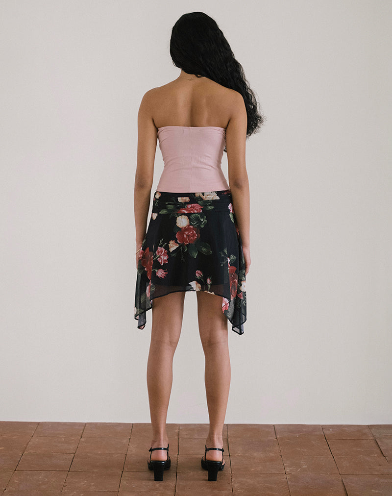 Image de la jupe Tyler en Renaissance Rose Noir