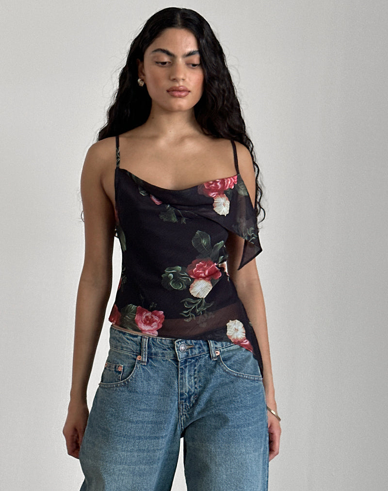 Image de Shahira Top in Renaissance Rose Black