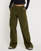 image de Shan Wide Leg Trouser in Dark Olive