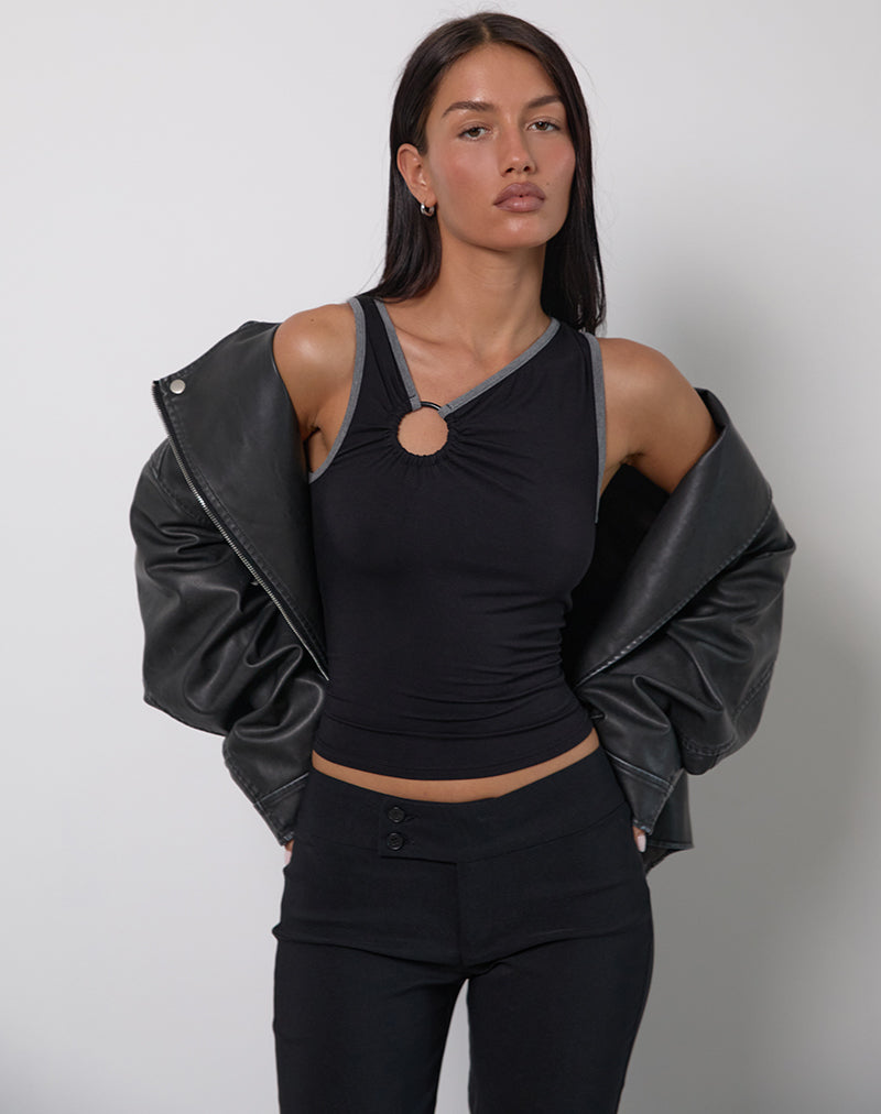 Image de Sharena O Ring Vest Top in Black