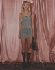 Image de Shika Corset Top in Monochrome Dogtooth