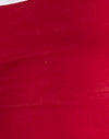 Rouge Adrénaline avec fixation blanche