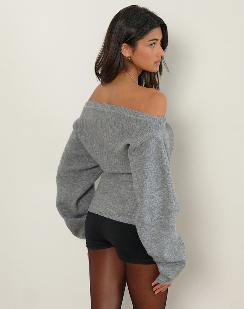 Image de Sikuna Bow Jumper in Grey