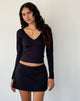 Image de Sisil Long Sleeve Top in Black