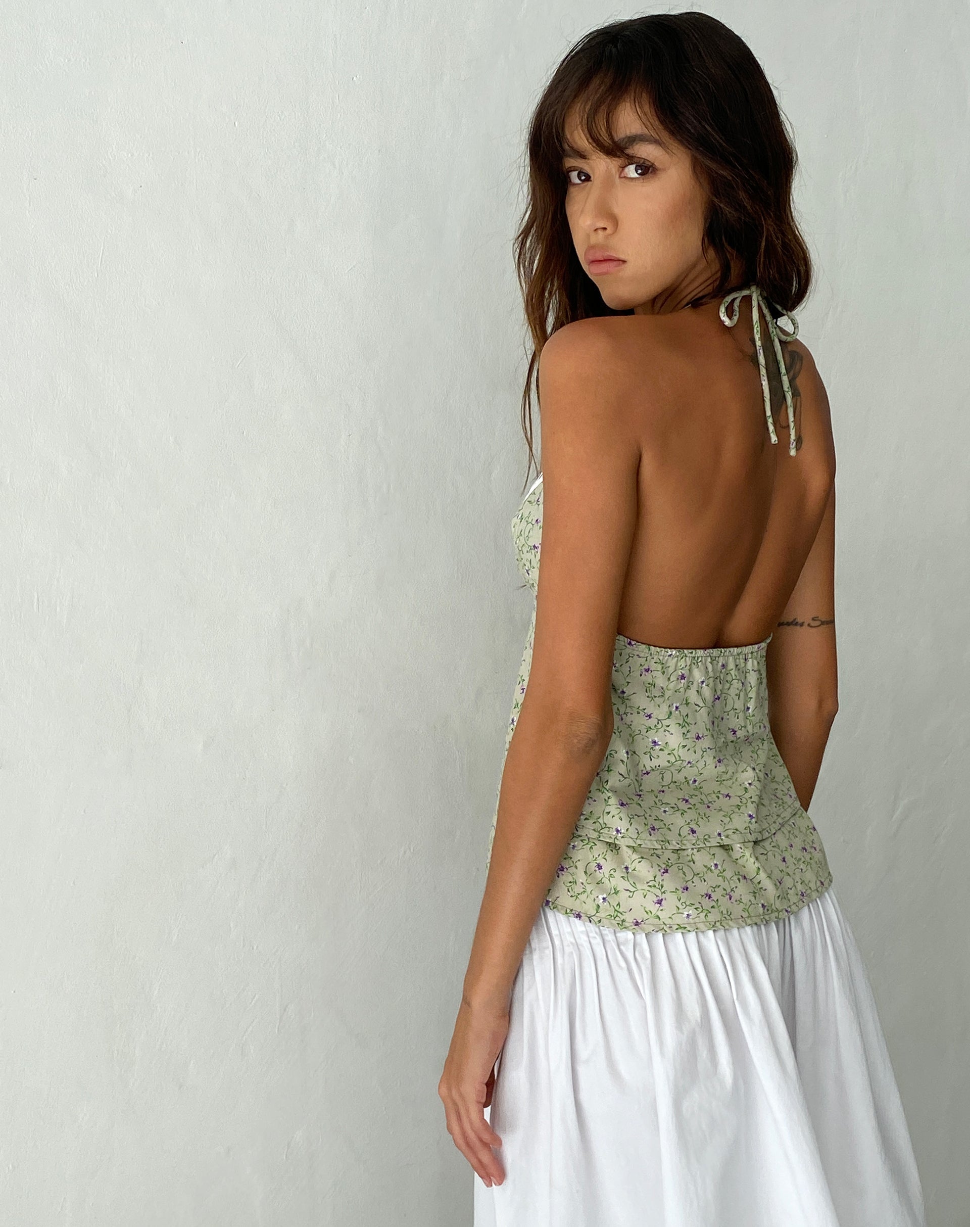 image de Sisuki Halterneck Top in Parma Violet