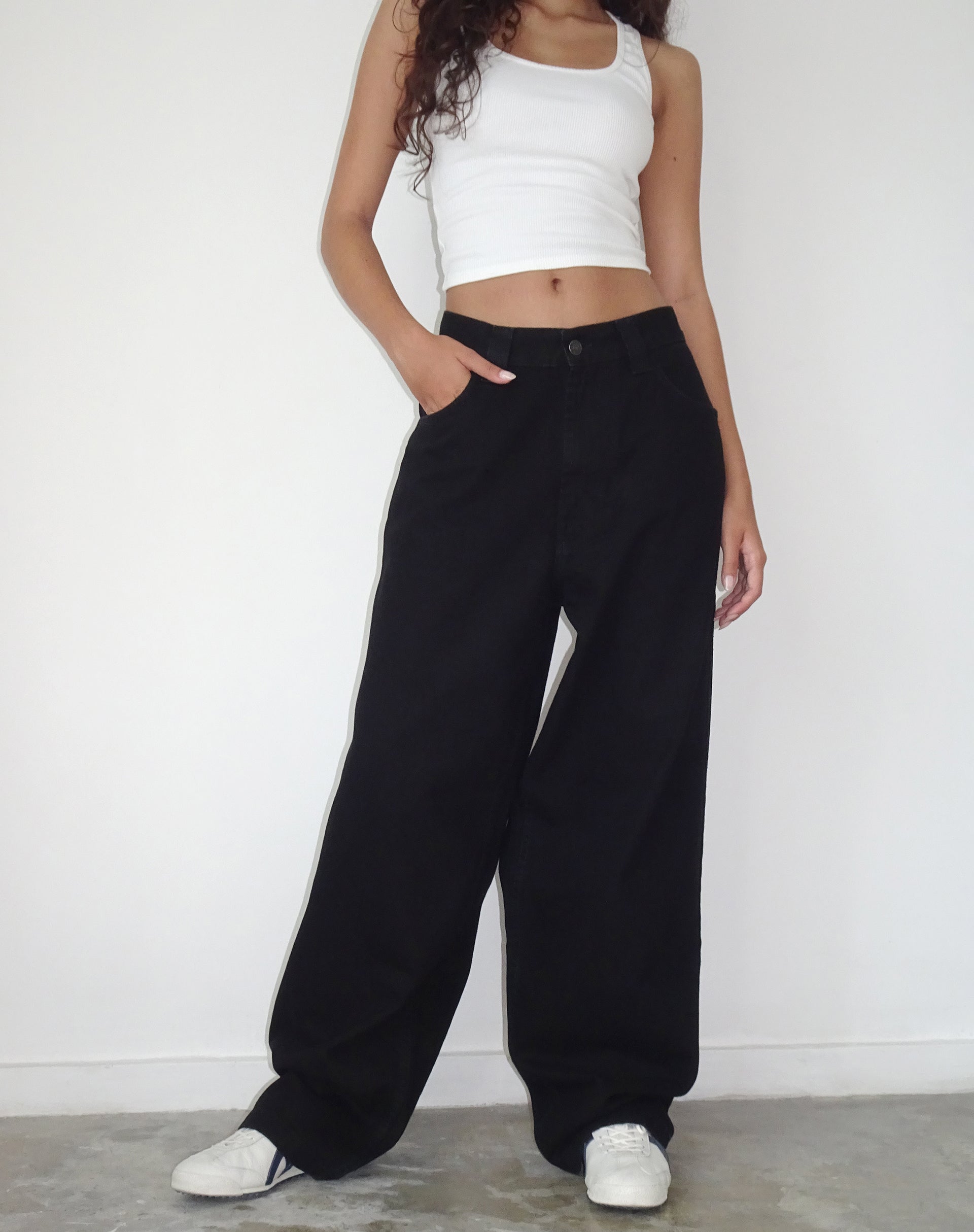 Image de Skater Low Rise Jean in Rinse Black