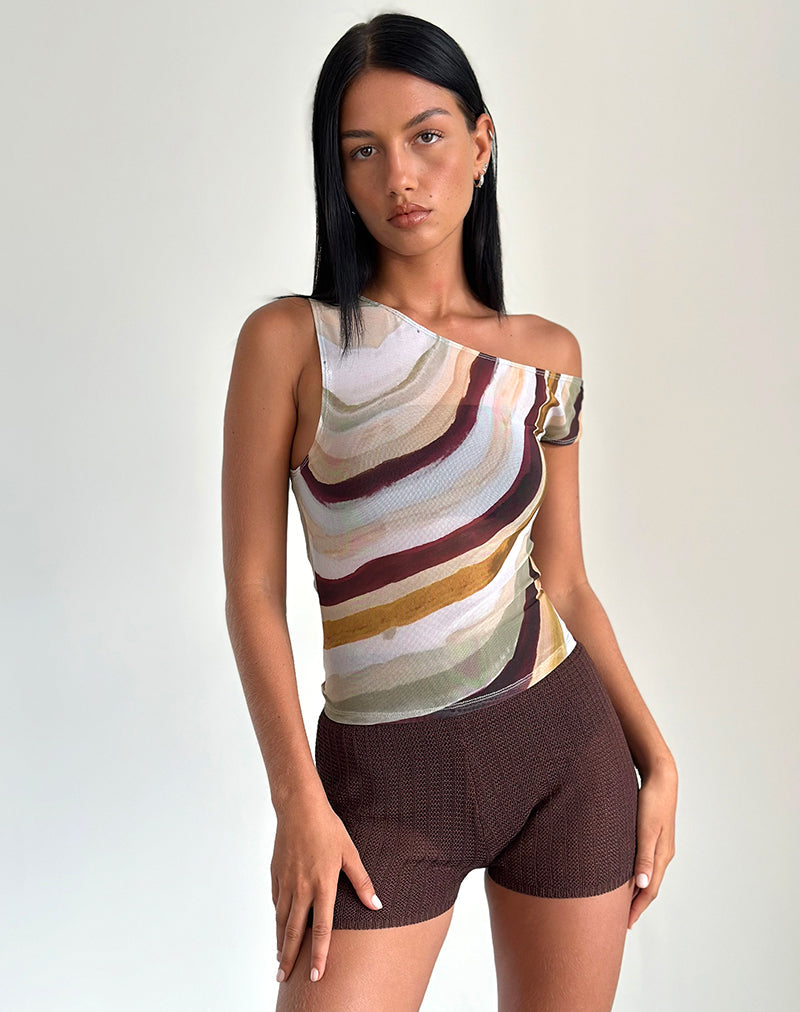 Image de Sohan Top asymétrique en maille Wiggle Sunset