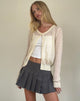 Image de Solana Cardigan en tricot léger en ivoire