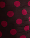 Marron avec Big Polka Rouge