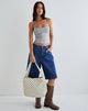 Image de Sota Polka Twill Bag in White and Black