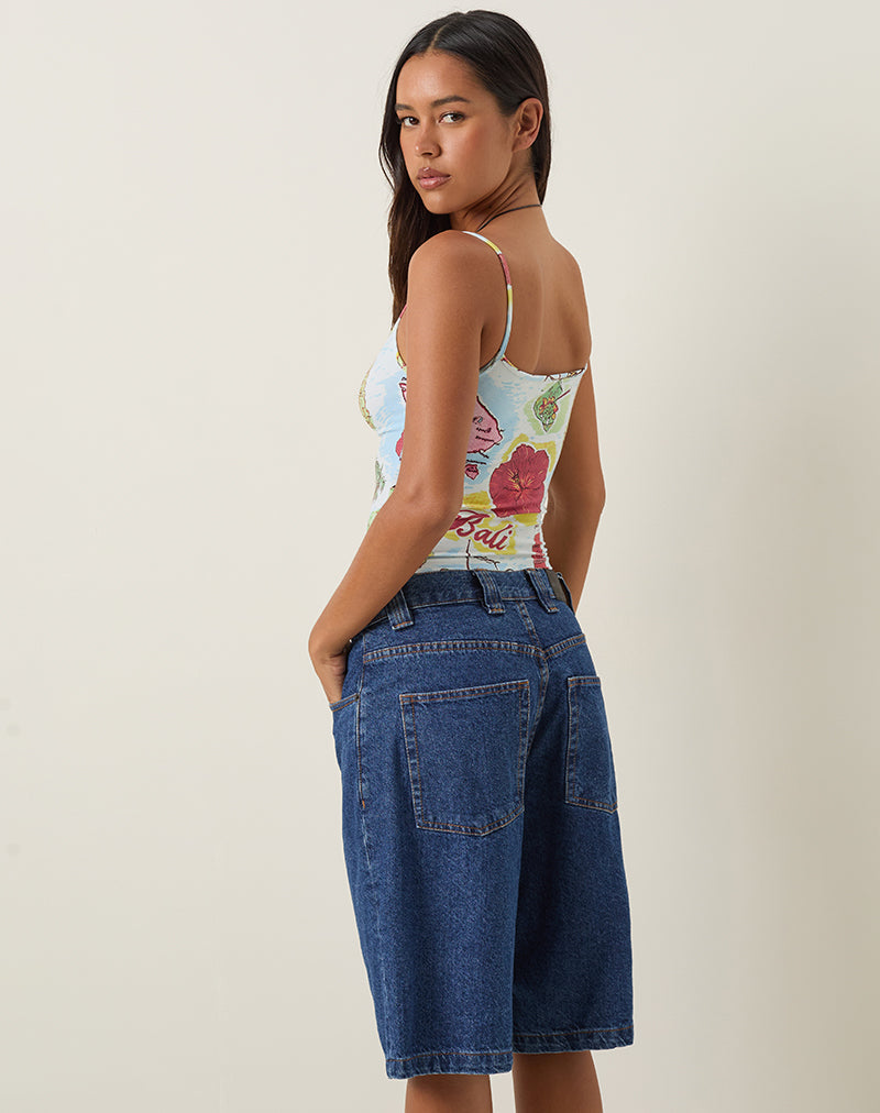Image de Solay Cami Top in Bali Blue