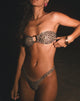 Image de la culotte de bikini Farida en léopard rouge