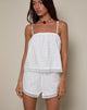 Image de Strapa Cami Top in Broderie Ivory