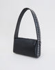 Image du sac à bandoulière clouté en noir