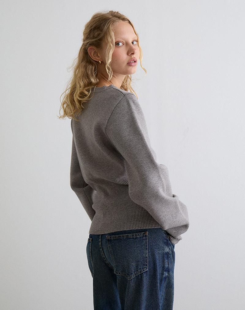 Image de Subra Cardigan à manches longues en gris