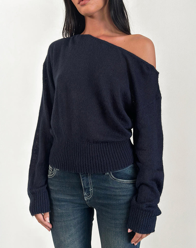 Pull asymétrique Suena, marine