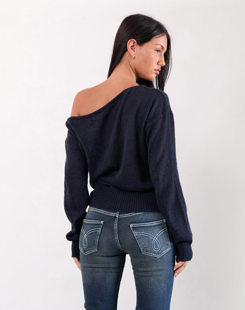 Pull asymétrique Suena, marine