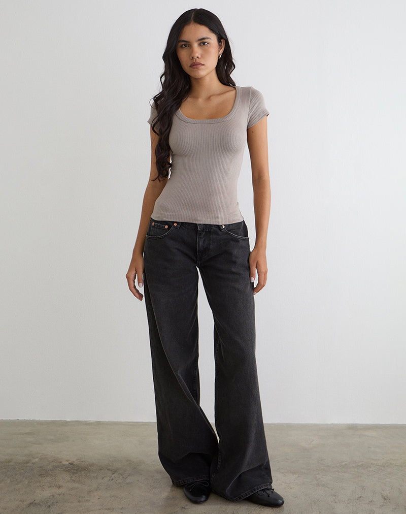 Image du tee-shirt Sumala en maille épaisse Moon Rock