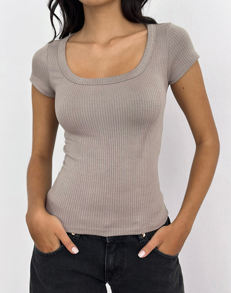 Image du tee-shirt Sumala en maille épaisse Moon Rock