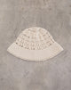 Image de Suno Bucket Hat en crochet Ivoire