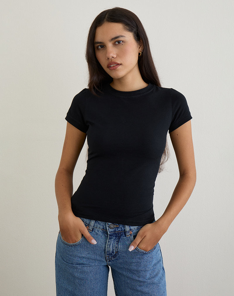 T-shirt Sutin en noir