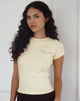 Image de Sutin Tee in Buttermilk with Butter Wouldn't Melt Motif