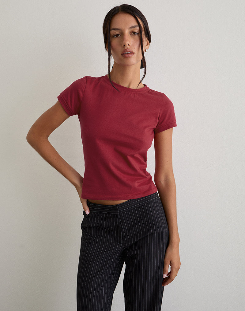 Image de Sutin Tee en rouge adrénaline