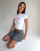 Image de Sutin Tee in White with I Love Pari Graphic