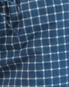 popeline marine tartan