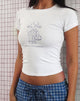 Image de Sutin Tee en blanc avec Slogan See You Next Tuesday