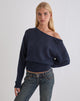 Image de Suena Asymmetric Jumper in Navy