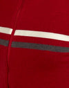 Veste en tricot rouge