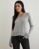 Image de Talira Cardigan en tricot Gris foncé Marl