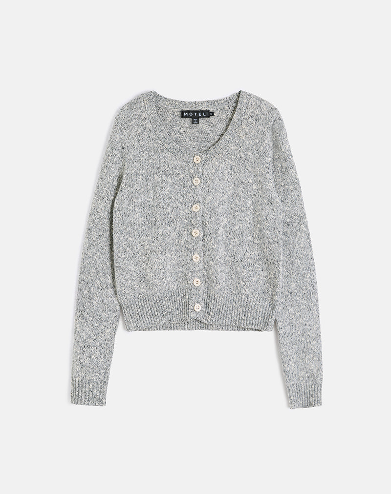 Image de Talira Cardigan en tricot Gris foncé Marl