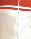 Panneau rouge avec blanc