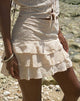 Image de la mini-jupe Camigo en broderie Blush