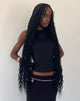 Image de Tapia Hooded Tank Top in Black Slinky