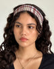 Image de Sala Headband en Multicheck Brown