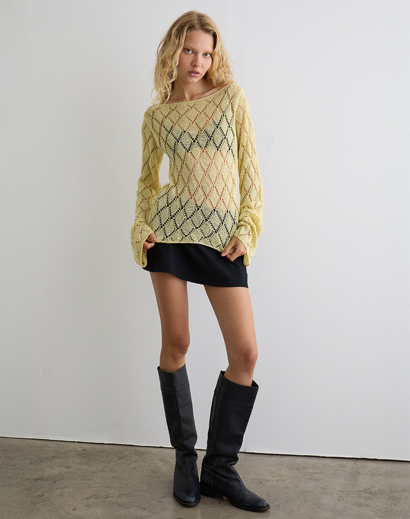 Image de Tate Jumper en citron métallisé